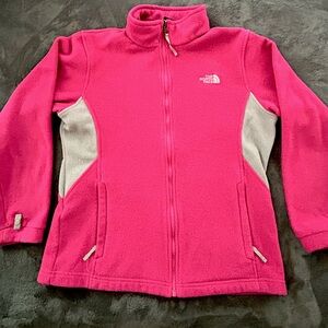 Long sleeve north face zip up jacket